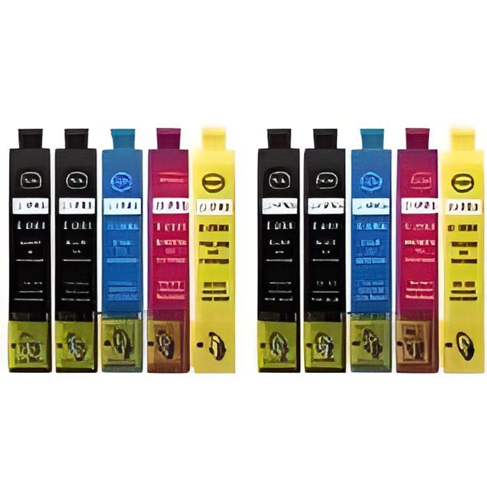 10 cartuchos de tinta EPSON 29XL compatibles con XP-235, color fresa.