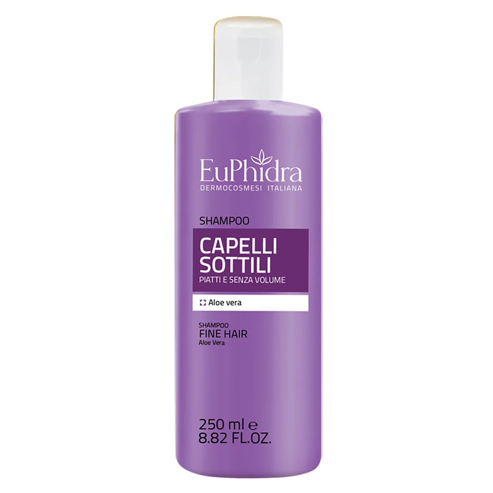 EUPHIDRA Shampoo EuPhidra para cabelos finos 250 ml com aloe vera