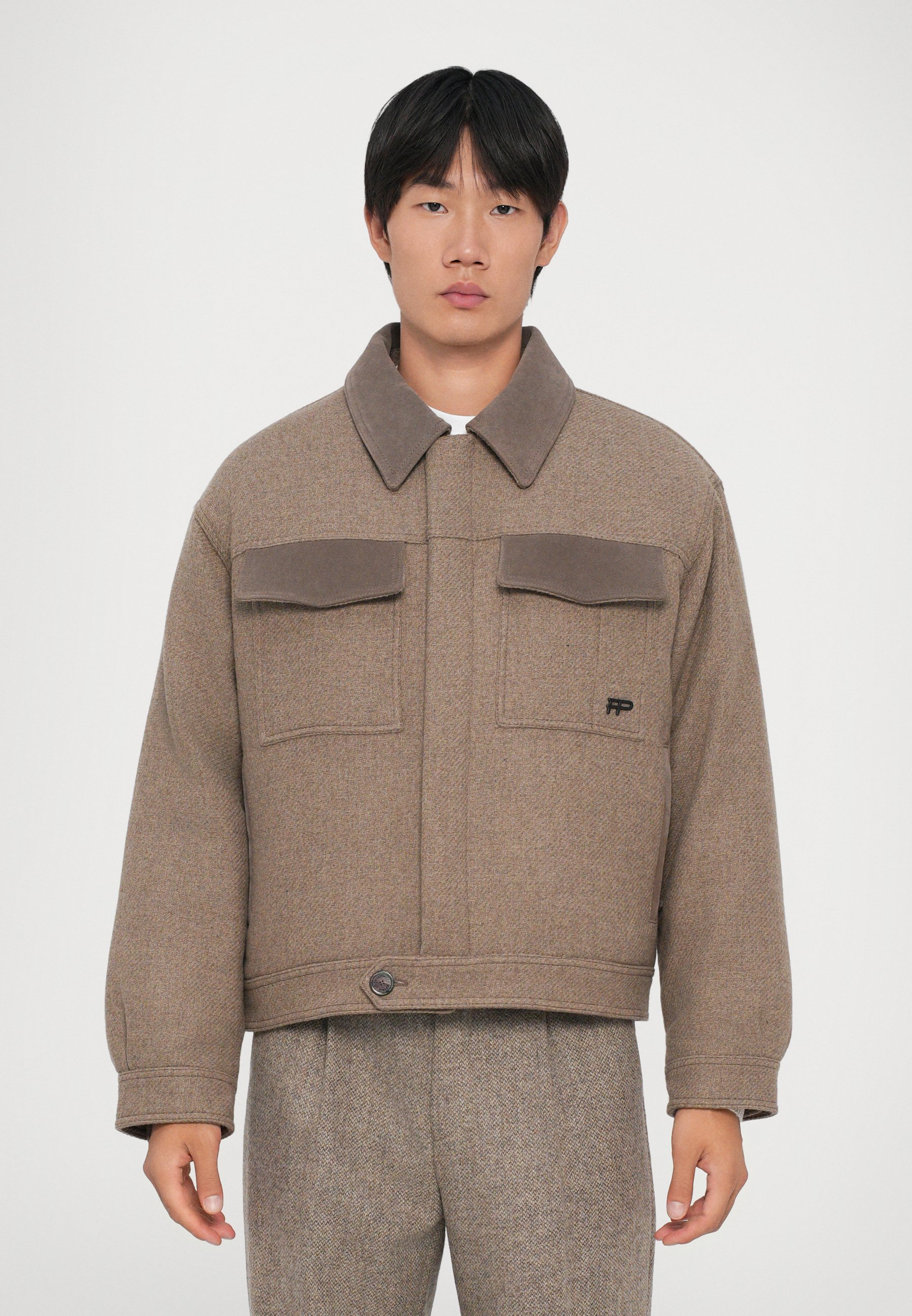 Vullingstukken BOX JACKET VARSITY - Lichte jas - sfeer