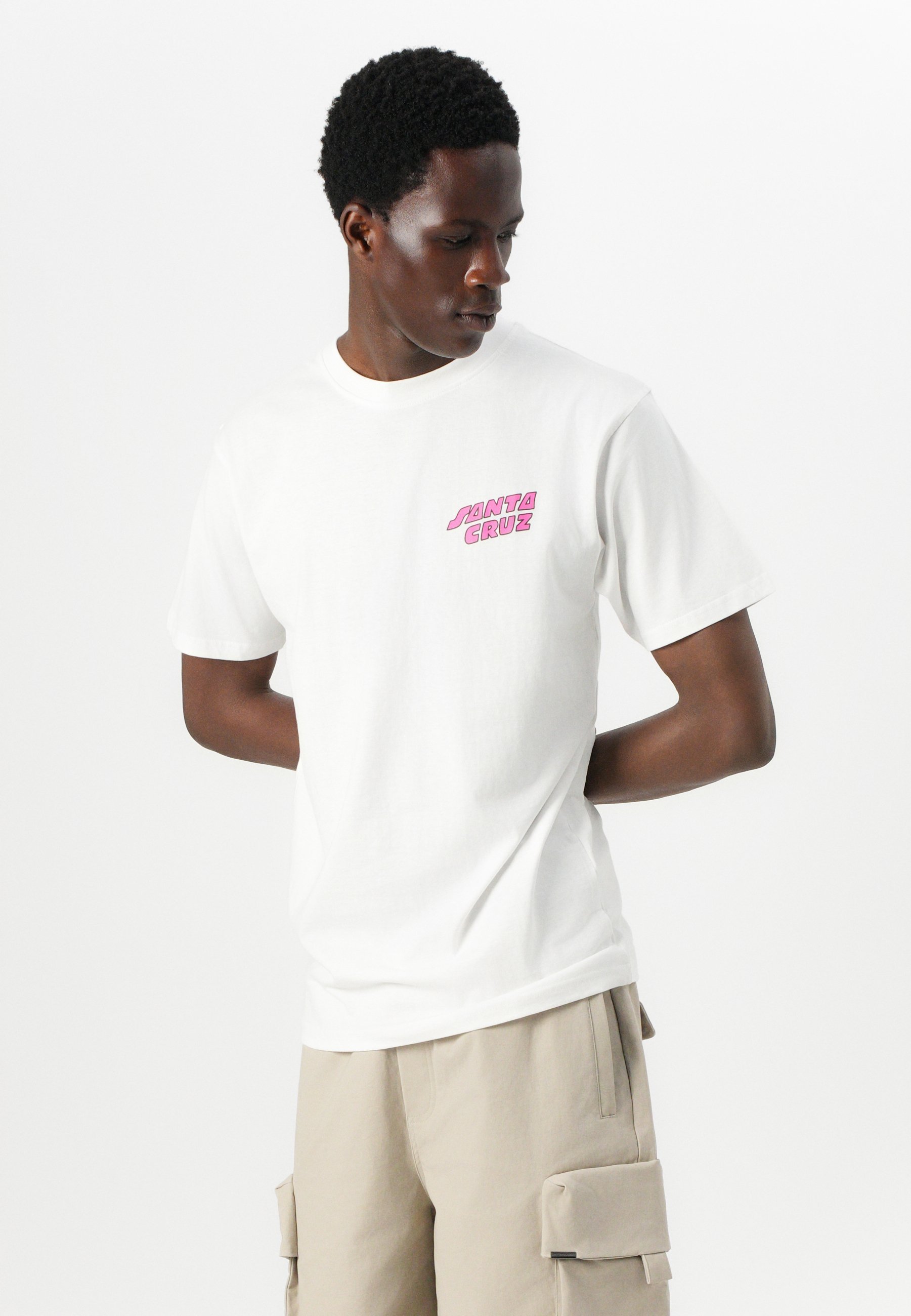 GRABKE ALL AROUND STACK UNISEX - T-shirts med print - whiteSanta Cruz