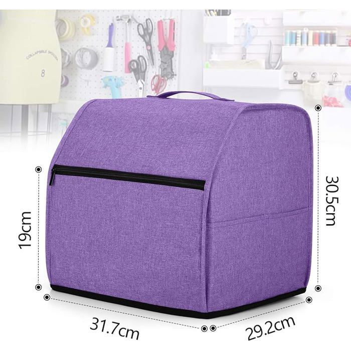 Pölysuojus overlock-ompelukoneelle - Violetti
