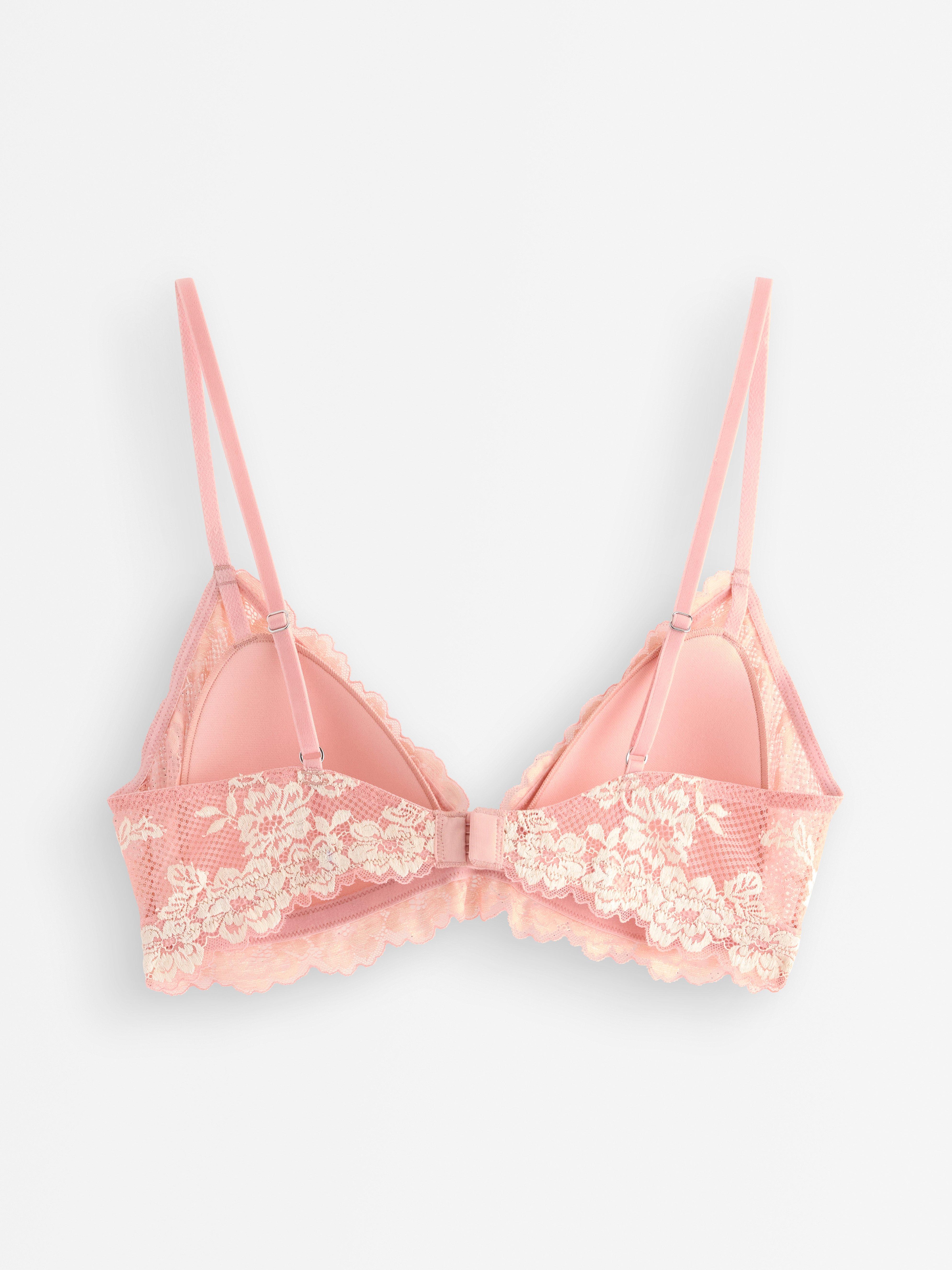 Soutien-gorge i spets Rose clair