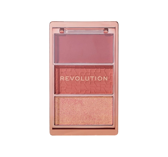 Makeup Revolution Icon Blush paleta różów Aura Points Rose 9,8g