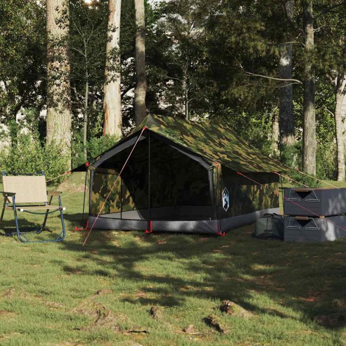 Tenda da campeggio mimetica impermeabile vidaXL per 2 persone, Tenda, Riparo da campeggio, Riparo da giardino, Tenda da giardino, Riparo 4009623