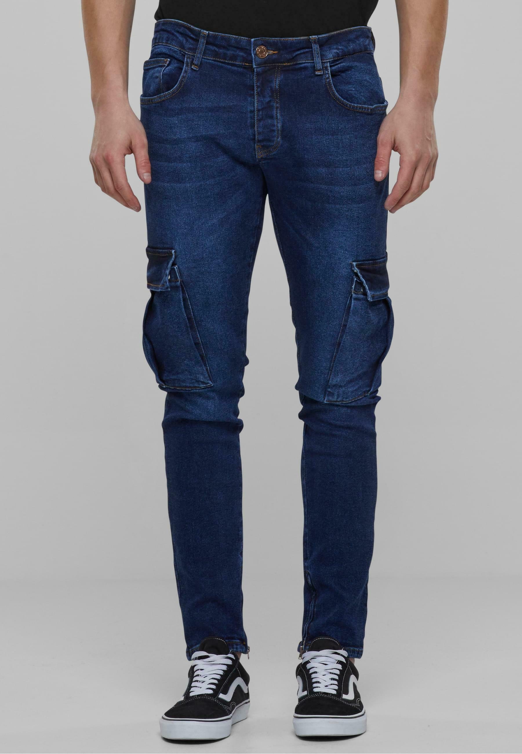2Y Premium Jeans Tapered Fit - blauw