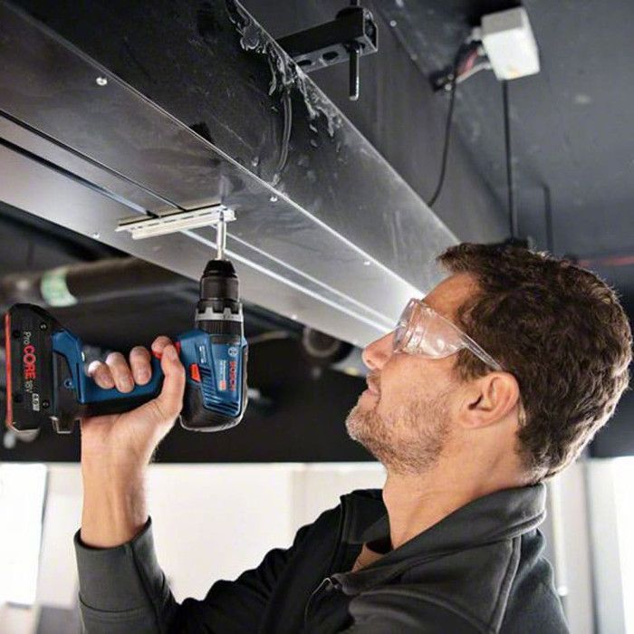 Klopboormachine/schroevendraaier - Bosch Professional - GSB 18V-55 - 18V - Draadloos - 13 mm boorkop