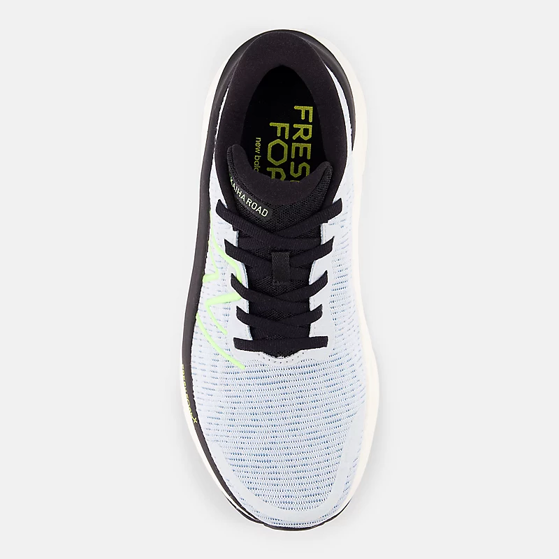 Tênis feminino Fresh Foam X Kaiha Road – Azul Pedreira com Azul Cromado e Verde Limão Desbotado