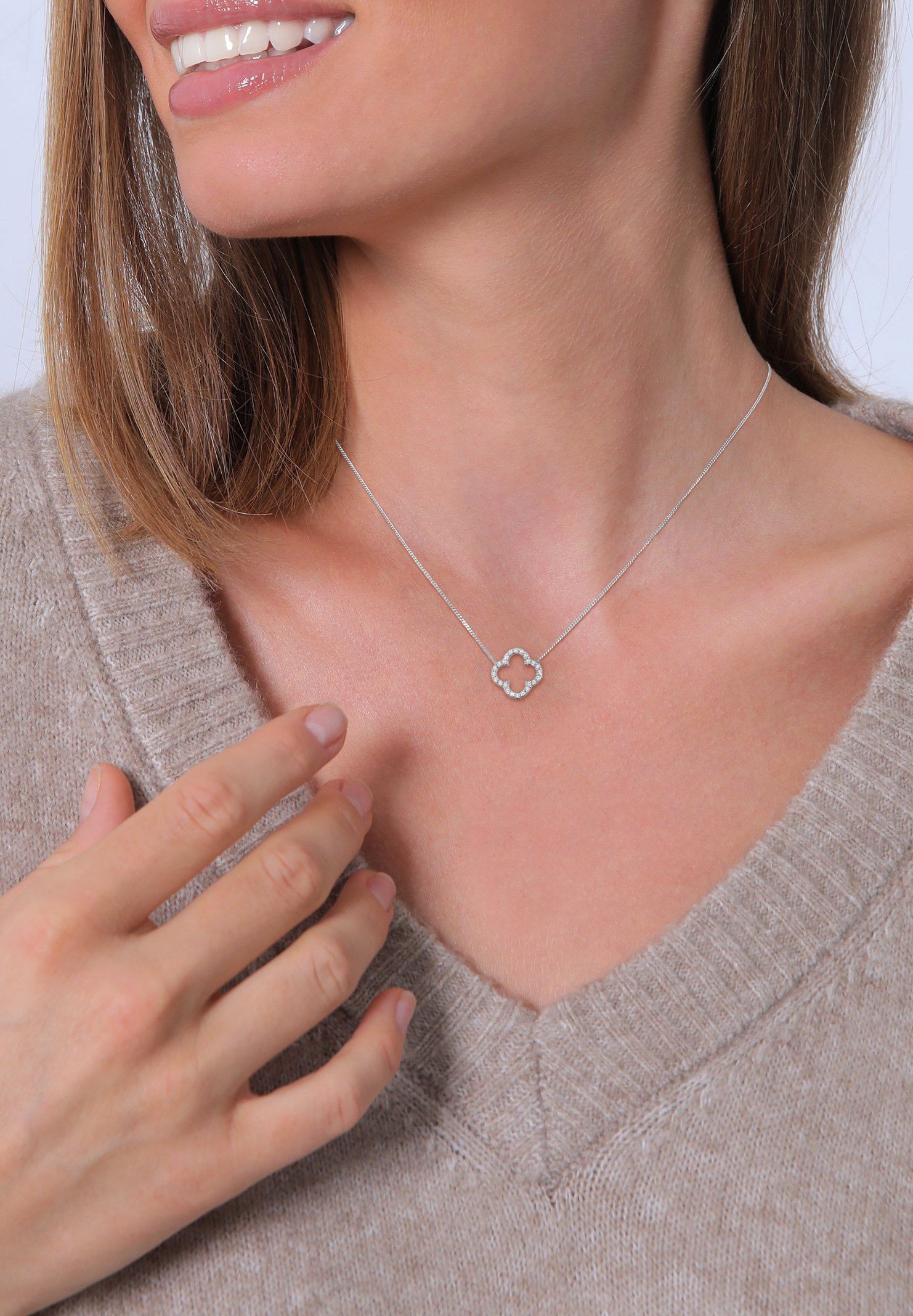 Elli LUCKY ELEGANT - Collier - weiß