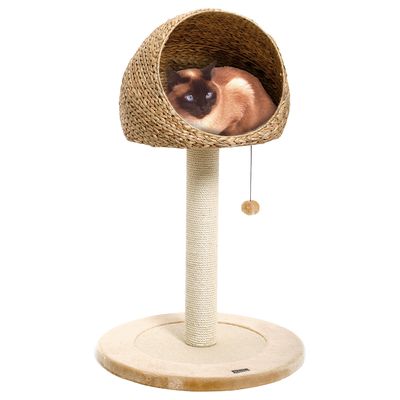 Karlie Bananenblatt Kratzbaum für kleine Höhlen