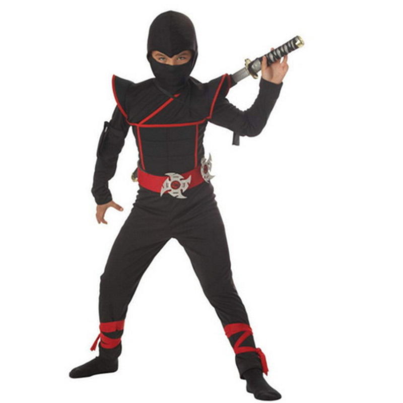 Time 2 Change Halloweenkostym 7-10 år, Ninja