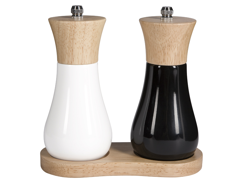 Zestaw ręcznych młynków do soli i pieprzu ceramicznych James