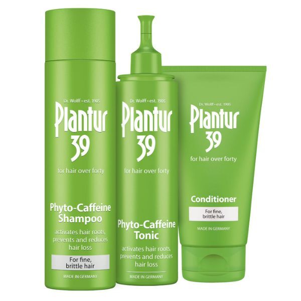 Conjunto Plantur 39 com Shampoo, Condicionador e Tônico com Cafeína
