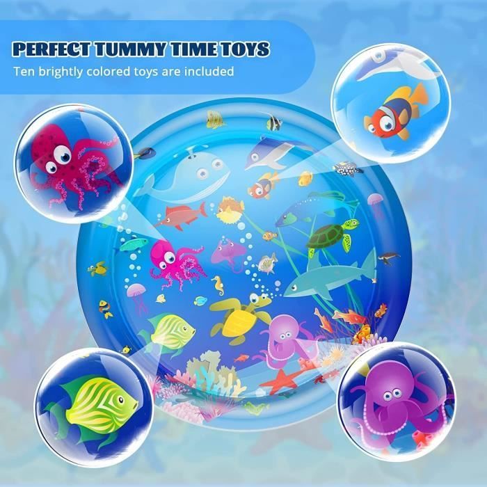 1pc Baby Water Play Mat - Inflatable - Activity Center - BPA Free - Gift for Children, Girls and Boys