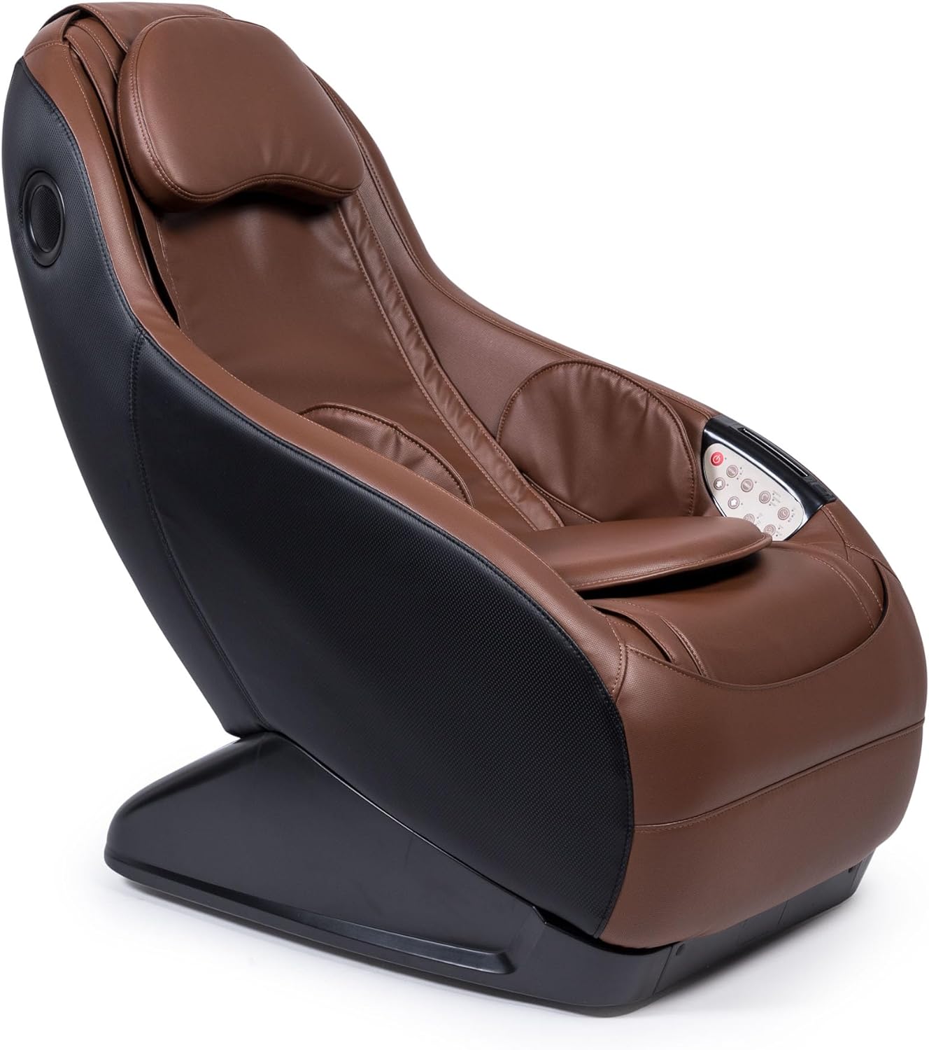GLOBAL RELAX | Guru® | Roter Massage- und Entspannungssessel | 3 Massageprogramme | Luftdrucktherapie | 2D-Surround-Sound | Massagesessel mit Bluetooth- und USB-Anschluss