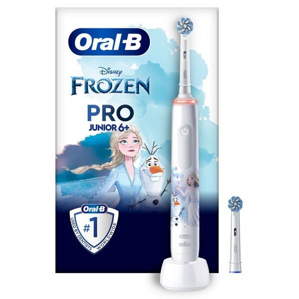 Električna zobna ščetka Oral B Pro Junior Frozen<br>1 ročaj Frozen + 2 glavi ščetke