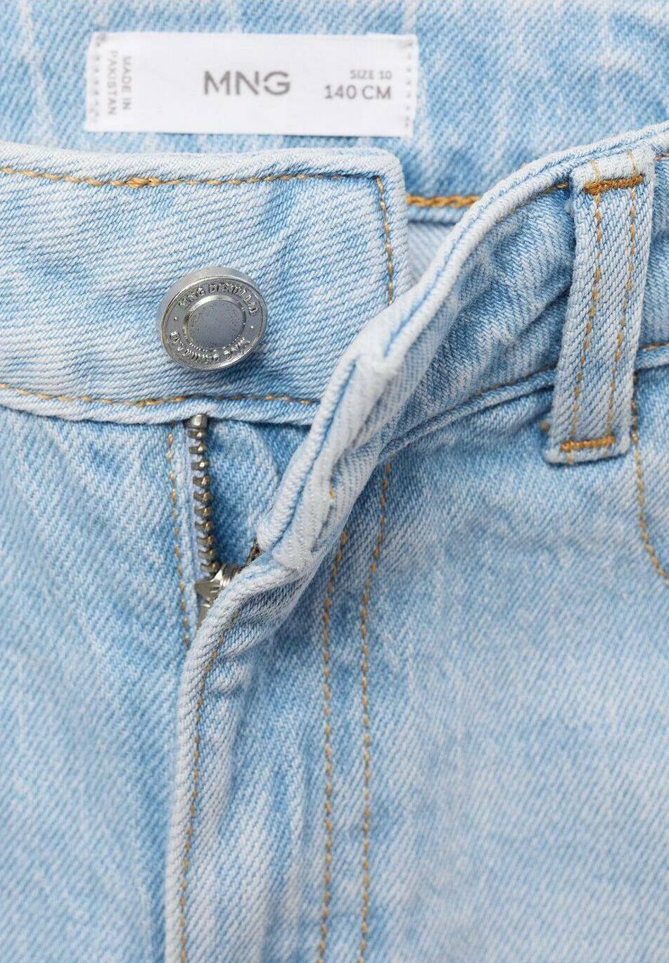 Mango Kids TURNED - Rechte jeans - lichtblauw