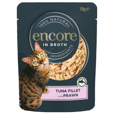 16 x 70 g di cibo umido per gatti Encore - 12 + 4 in omaggio! *