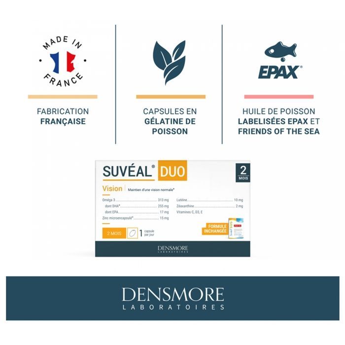 Densmore Suvéal Duo Eco Pack 2 meses 60 cápsulas