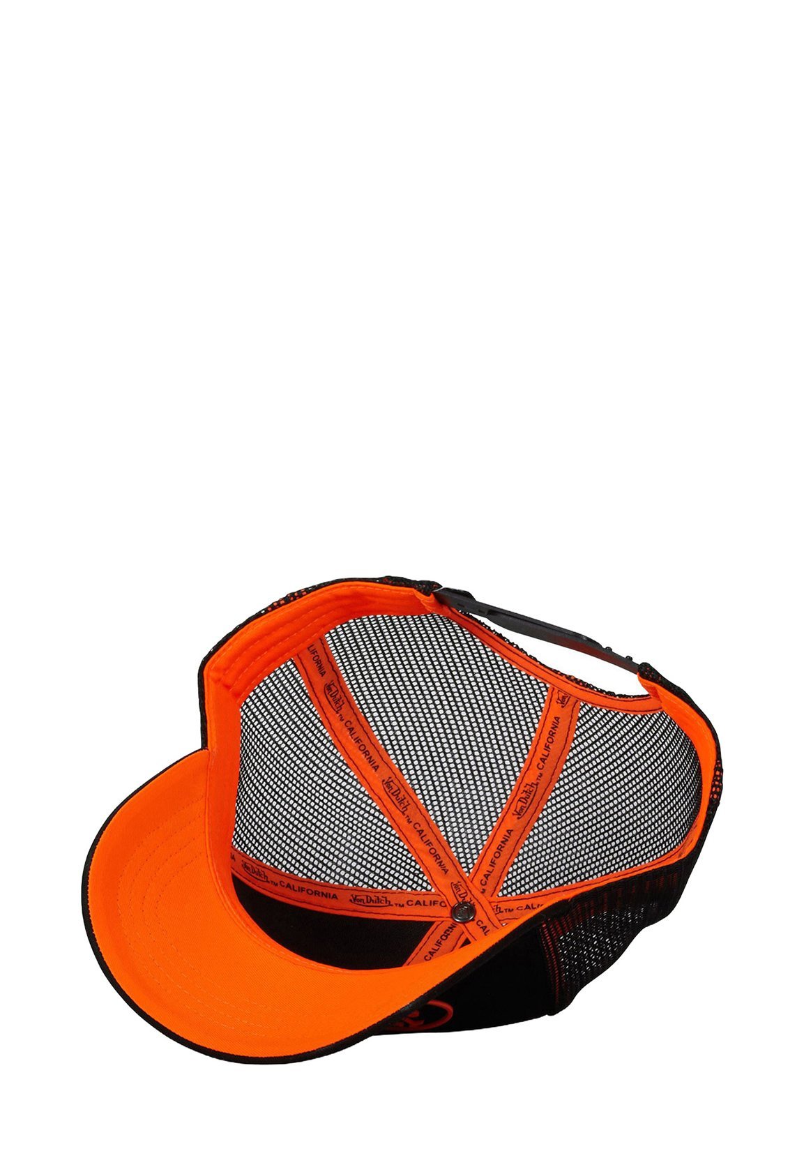 Casquette Von Dutch TRUCKER CB DOM - Noir/Orange