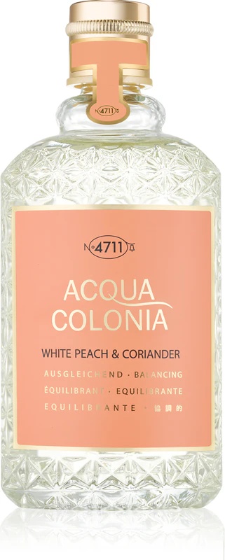 4711 Acqua Colonia baltā persika un koriandra unisex odekolons