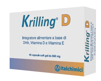 KRILLING-D Complément alimentaire antioxydant Krilling D Oméga 3 40 capsules
