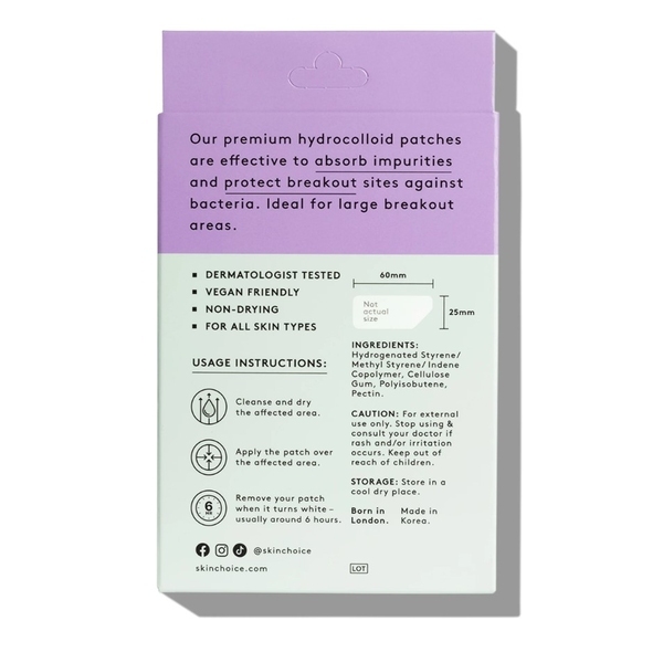 SkinChoice Breakout Patch Classic Xtra, 10 XL-kokoista finnilaastaria