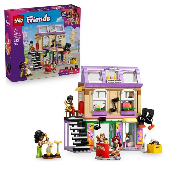 LEGO Friends 42653 Music Shop and Apartment - Ages 7+