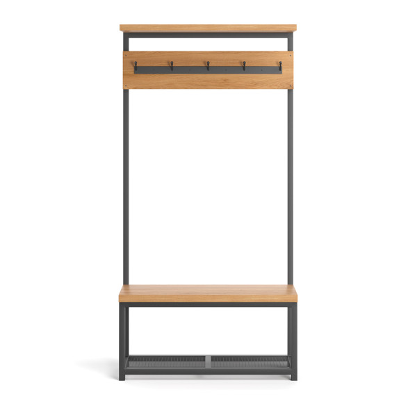 Wieszak dębowy Frame
