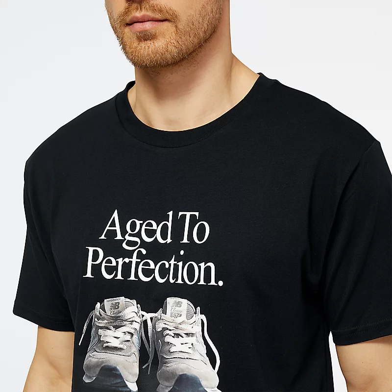 NB Athletics Legacies Perfection herenshirt – zwart