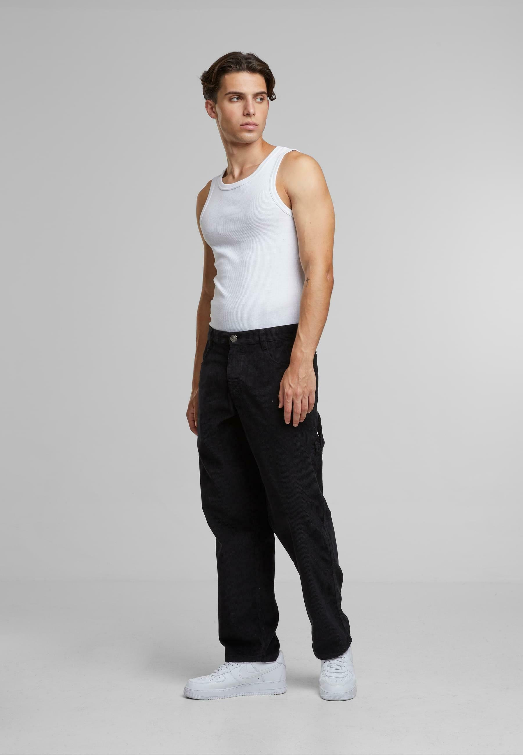Urban Classics CARPENTER kelnės - juodos