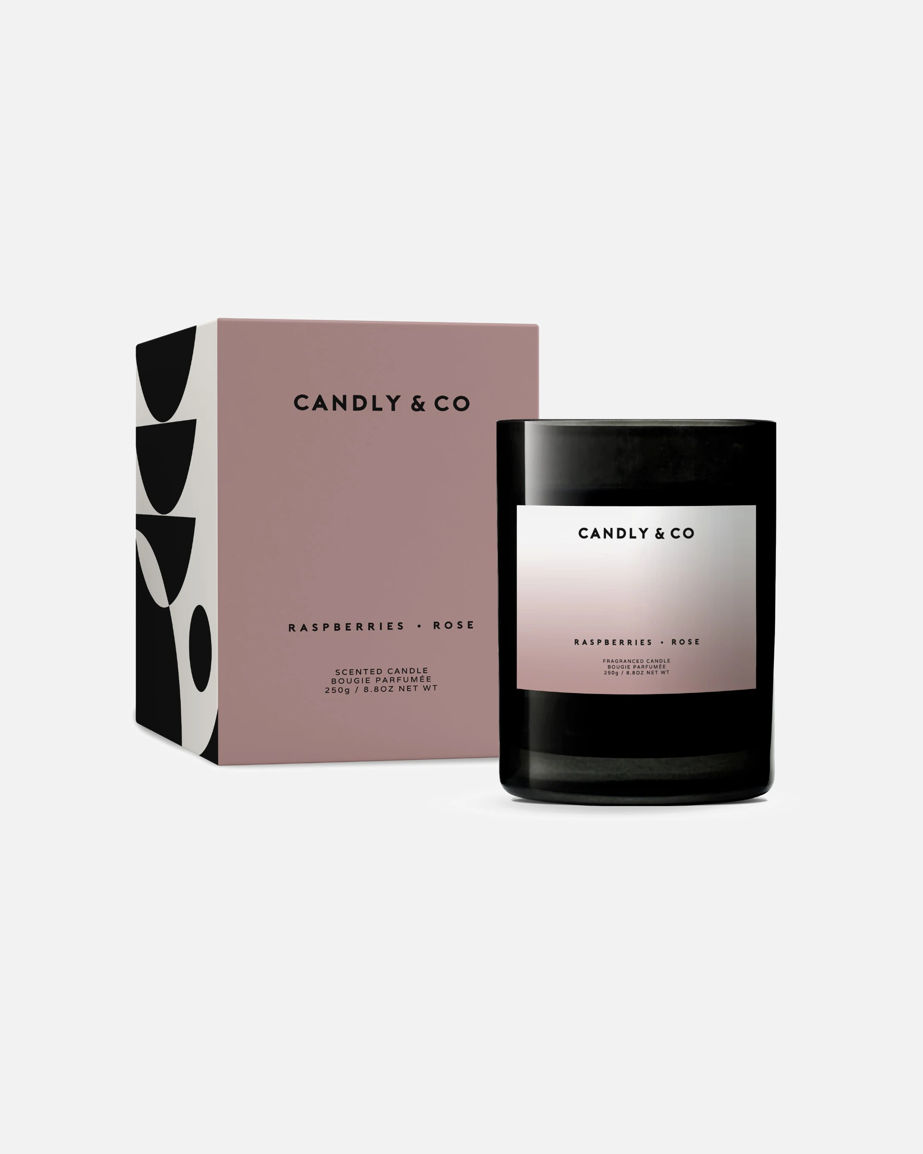 Candly&Co Bougie No.7 Framboises, Rose
