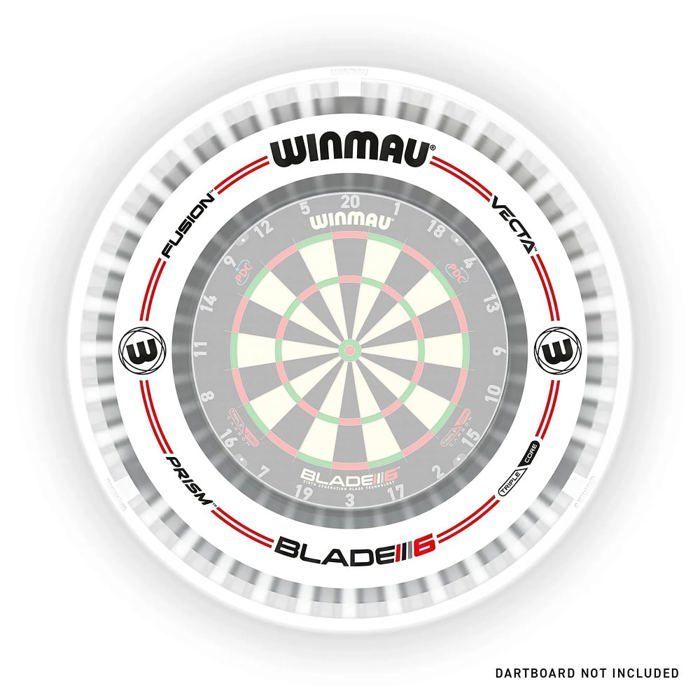 Target Lighting Winmau Plasma Ice + Winmau Pro Line Blade 6 Original White Bundeldeal - Dartset