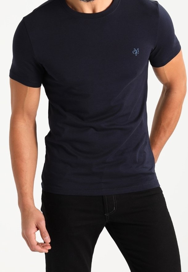 Marc O'Polo Basic T-Shirt – dunkelblau