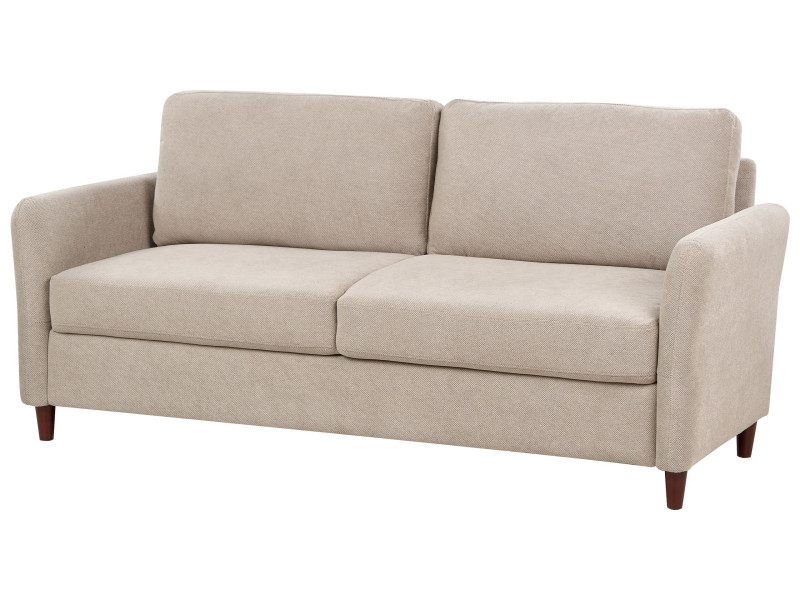 Sofa trzyosobowa tapicerowana beżowoszara