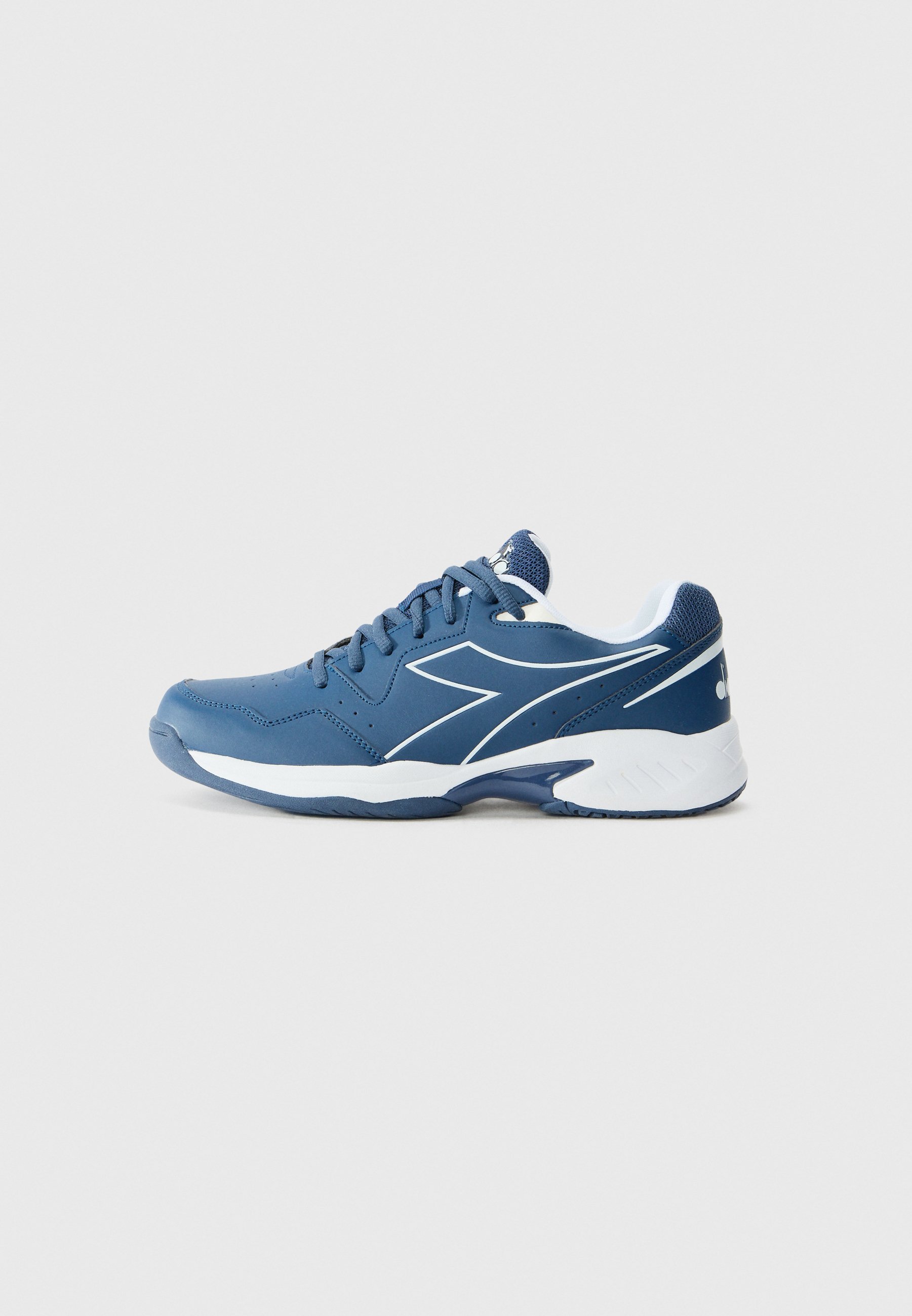 Diadora VOLEE - Chaussures de tennis multicourts - bleu einsign/blanc
