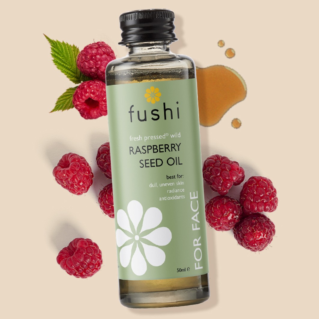 Olio viso Fushi all'olio di semi di lampone - 50 ml