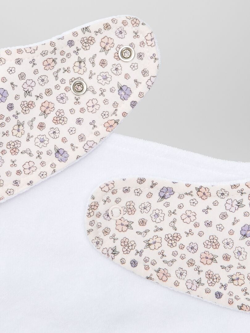 Conjunto de 3 babadores - ROSA