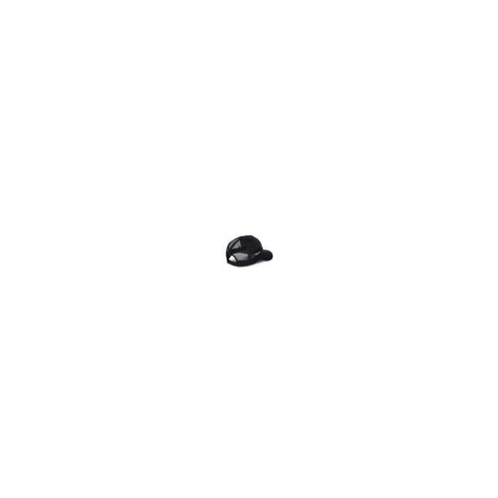 Casquette Trucker Enfant Noir - VON DUTCH - Blacky - Visière arrondie - Écusson Vondutch Live Fast - Snapback