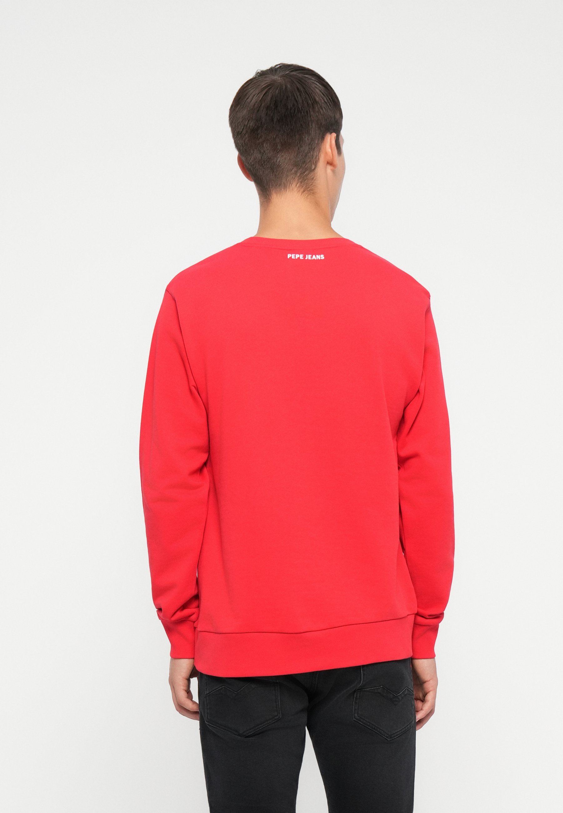 Red Bull Racing x Pepe Jeans REFLECT LOGO CREW - Bluza - mars red