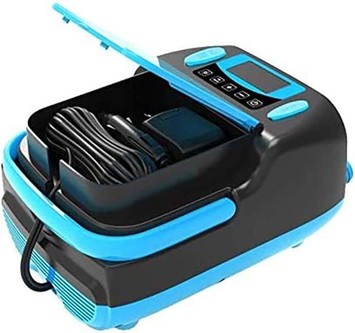 STAR PUMP 9 Plus SUP Inflation Pump - 16psi - Black and Blue - Stand Up Paddleboard - Adult