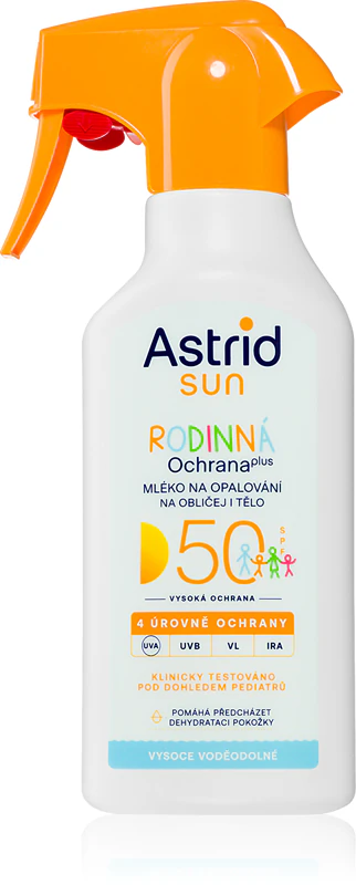 Opaľovací sprej Astrid Sun