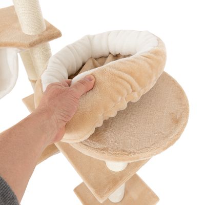 Gingerbread House Cat Tree with Ladder