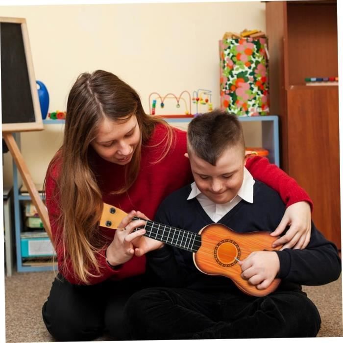 Miniguitarra infantil - 43 cm - Plástico - Regalo de Navidad - Unisex