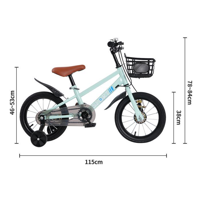 Bicicleta infantil para principiantes de 40 cm (16