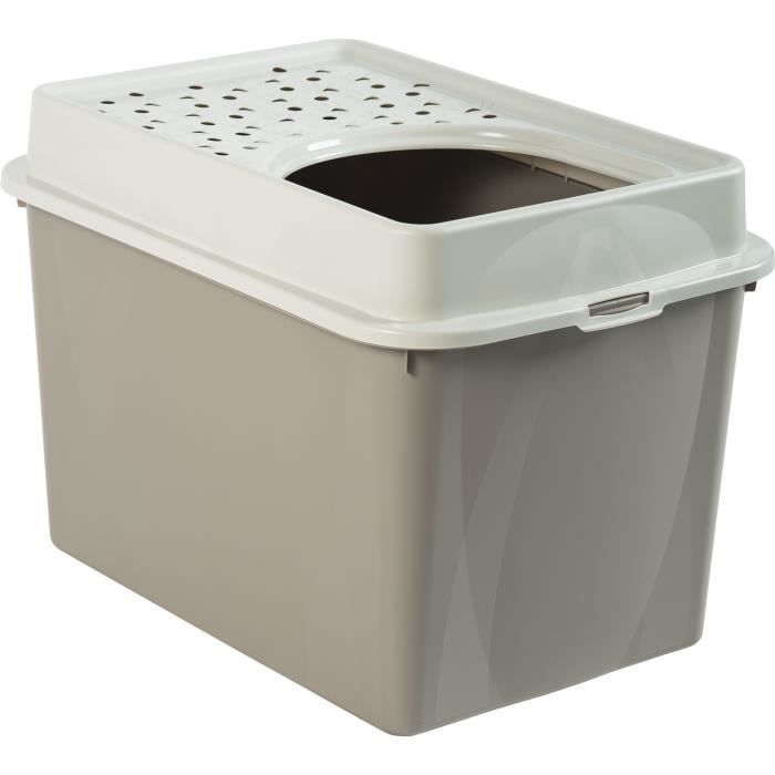 Caseta de aseo TOP 50L - Capuchino (PP reciclado) - 57,2 x 39,3 x 40,4 cm