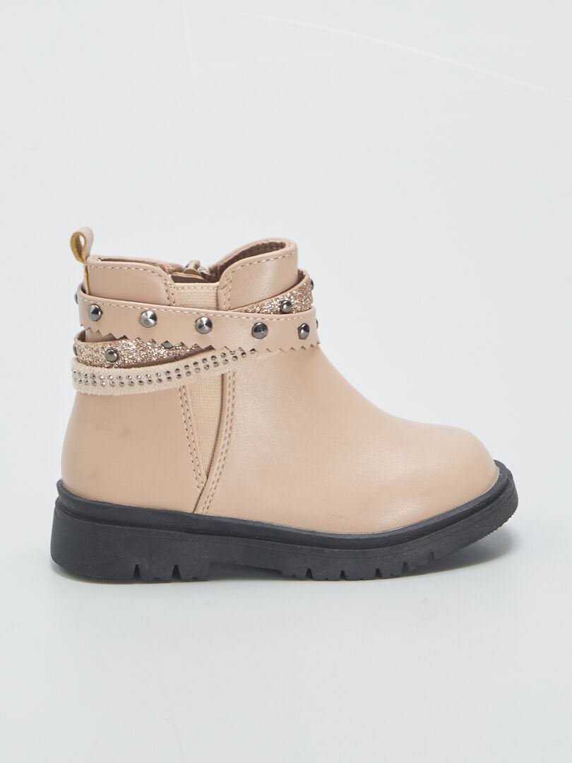 Chelsea boots - BEIGE