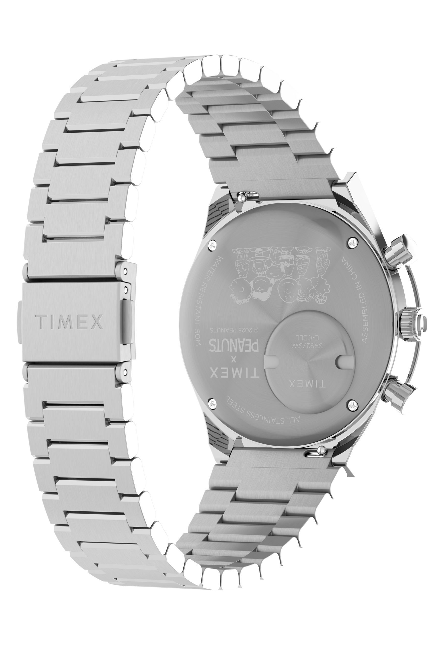 Timex PEANUTS - Chronograafhorloge - roestvrij staal