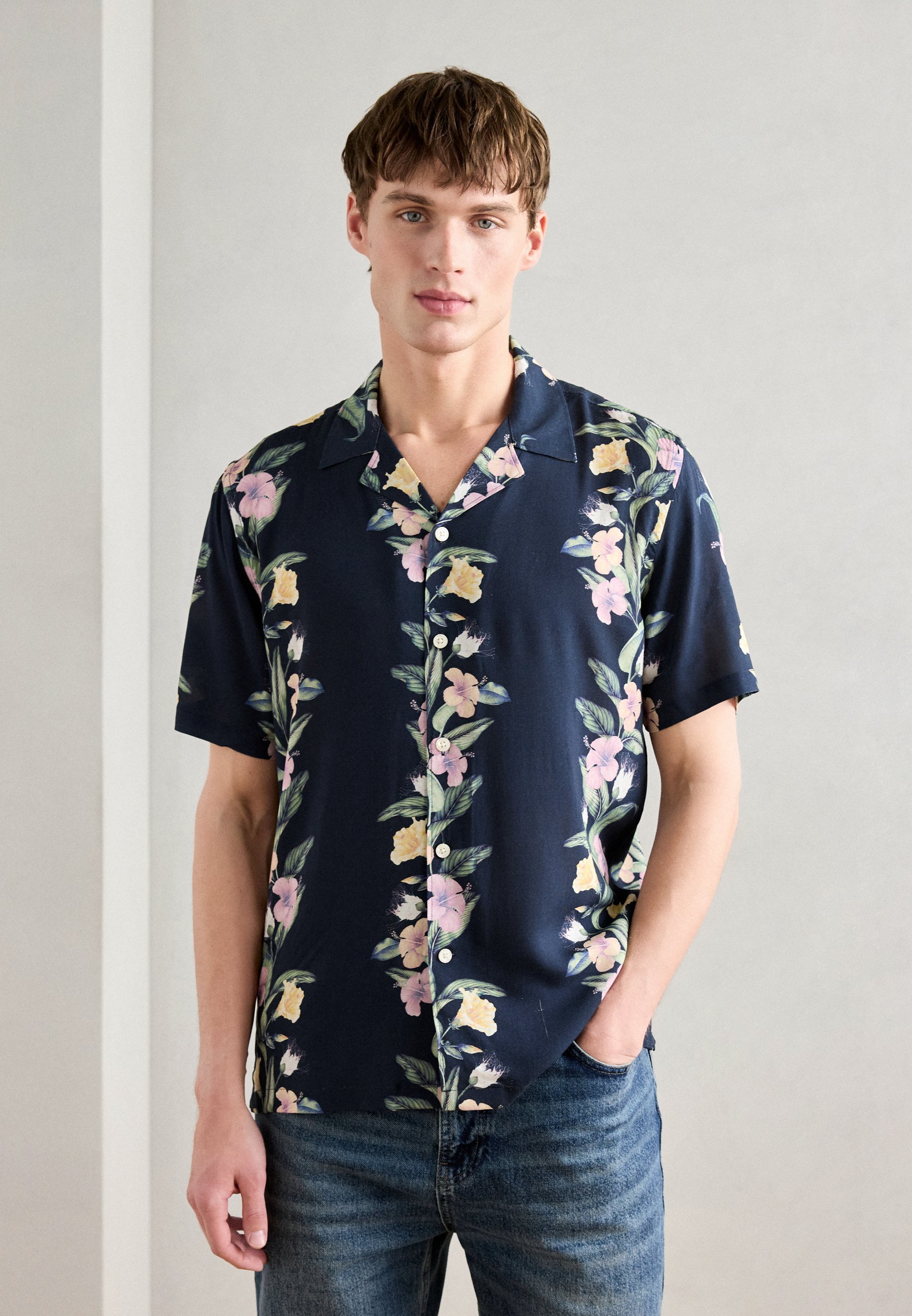 Chemise Lindbergh RESORT - bleu marine