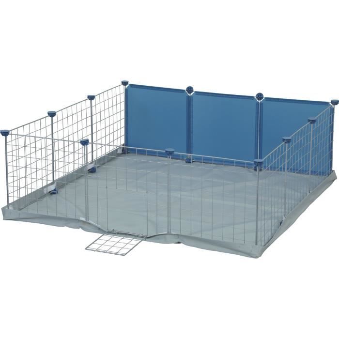 Modulares Gehege – ZOLUX – Neo Park – Kleintierpark – Meerschweinchen – 105 x 105 x 35 mm – 1,10 m²