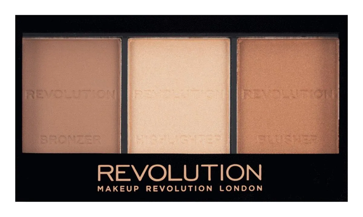 MAKEUP REVOLUTION Ultra Sculpt & Contour Kit Zestaw do konturowania Ultra Light/Med C04 10,8g